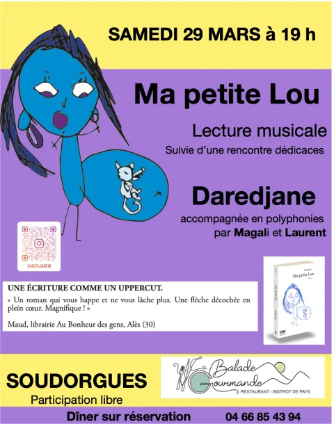 Ma petite Lou à La Balade gourmande