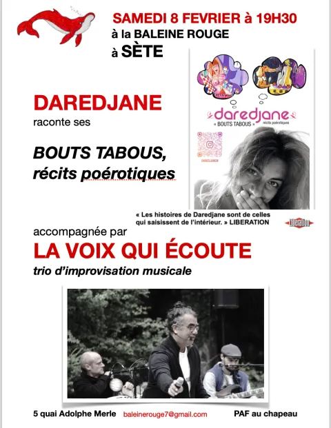 Bouts Tabous en musique improvisée à La Baleine rouge